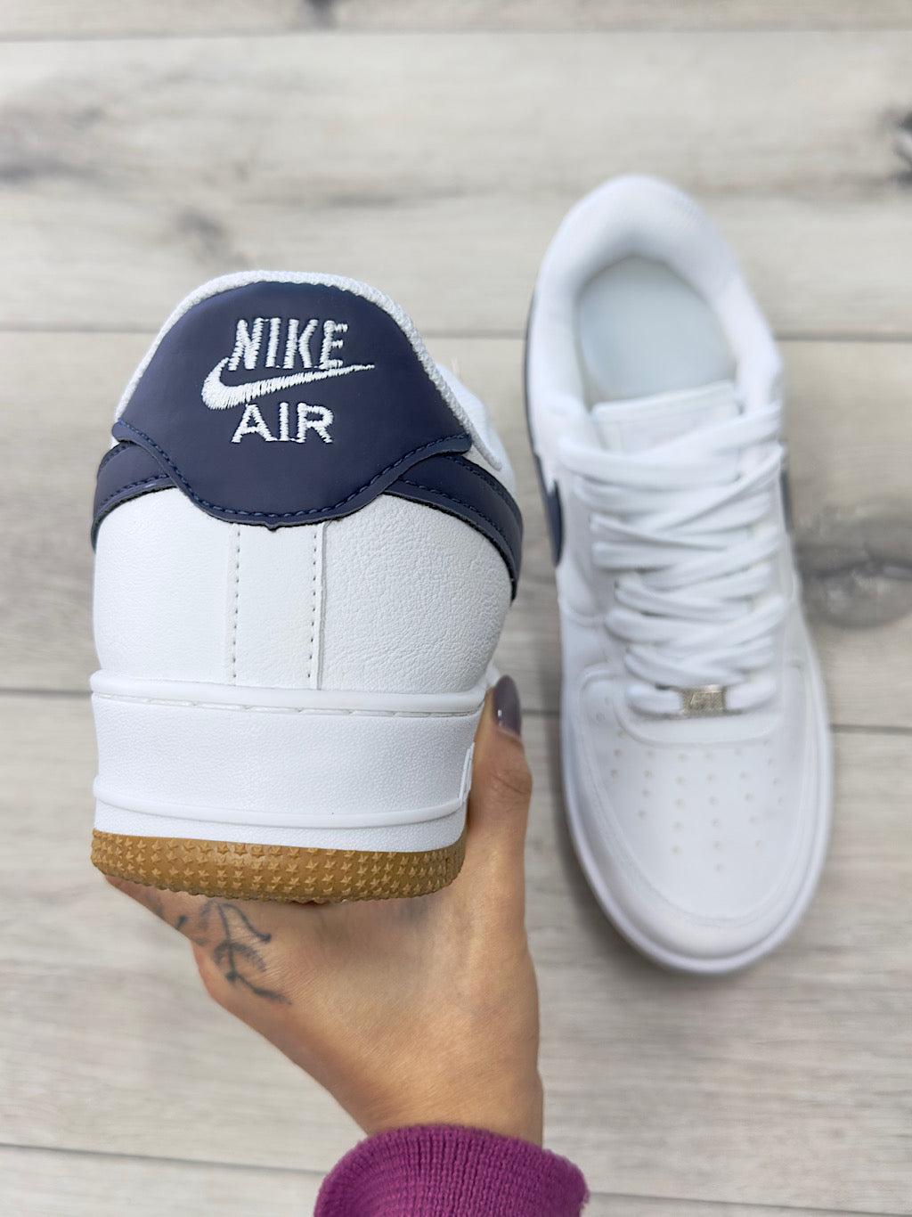 AF1 Branco e Azul