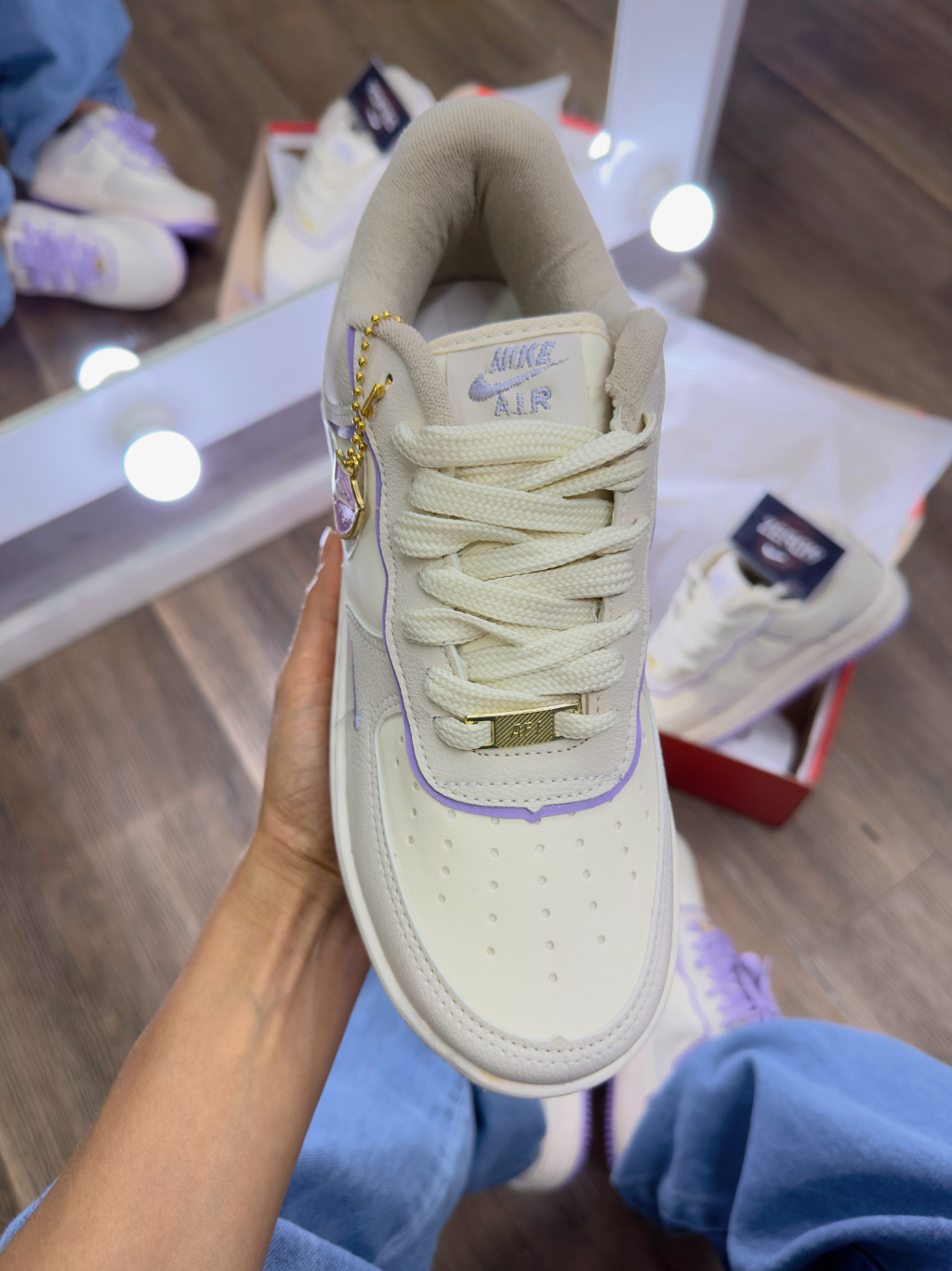 AF1 Star Lilás
