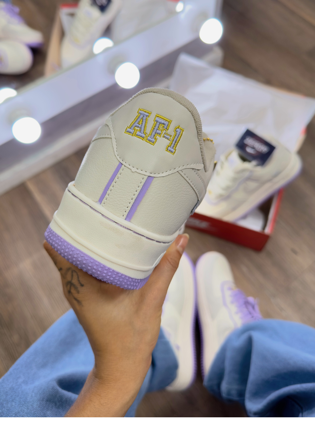 AF1 Star Lilás