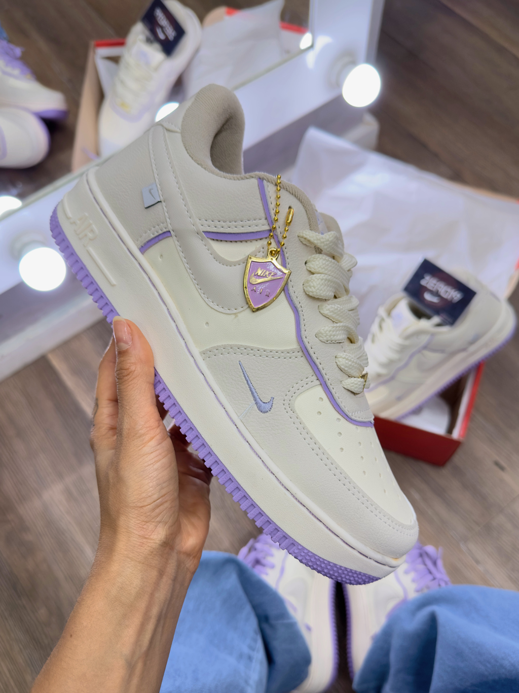 AF1 Star Lilás