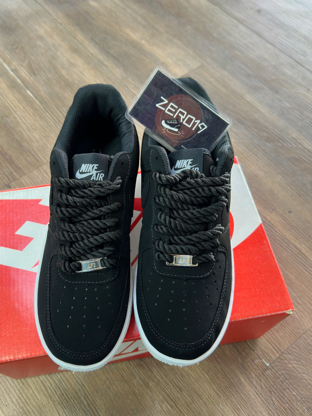 AF1 Black Corda