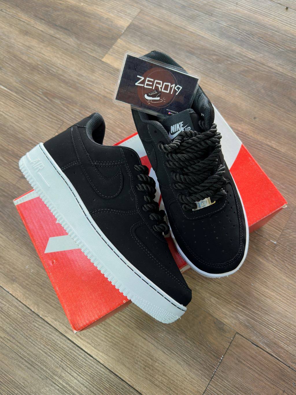 AF1 Black Corda