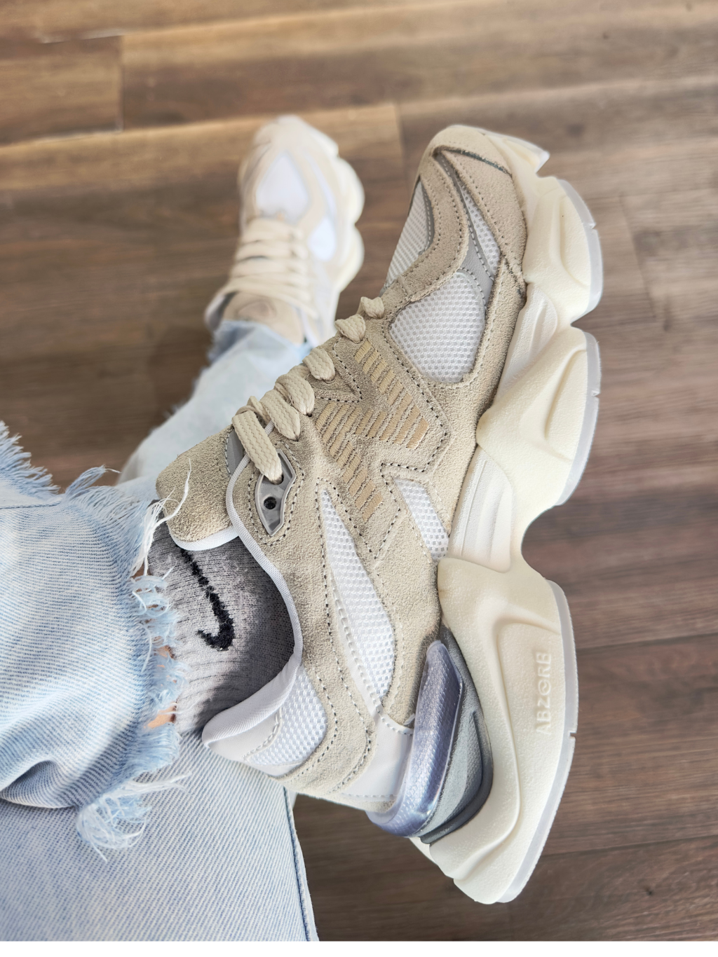 NB9060 Cinza/Nude