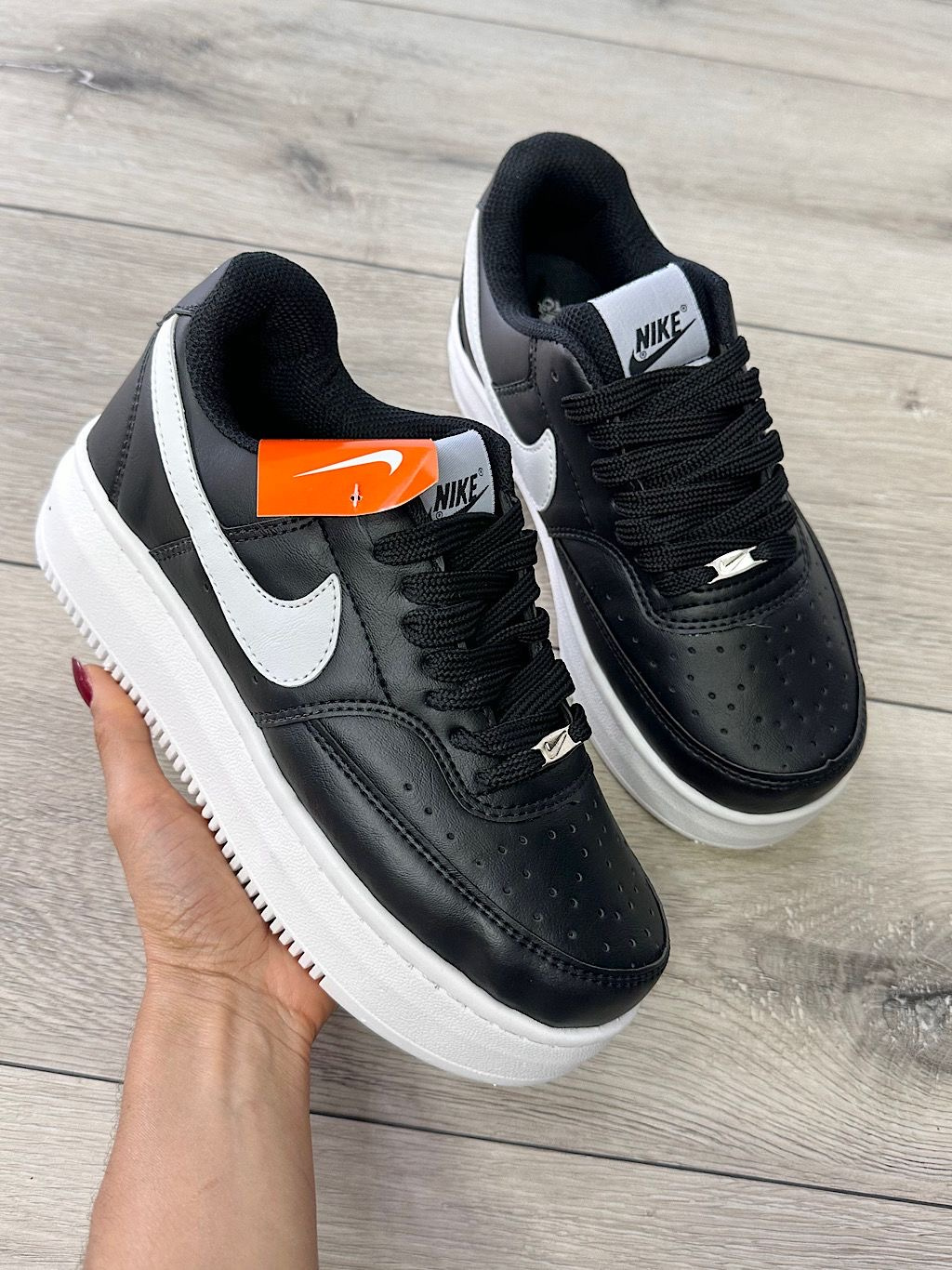AF1 Court Vision Branco Preto