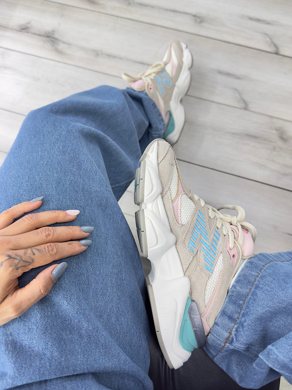 NB9060 Bege/Rosa