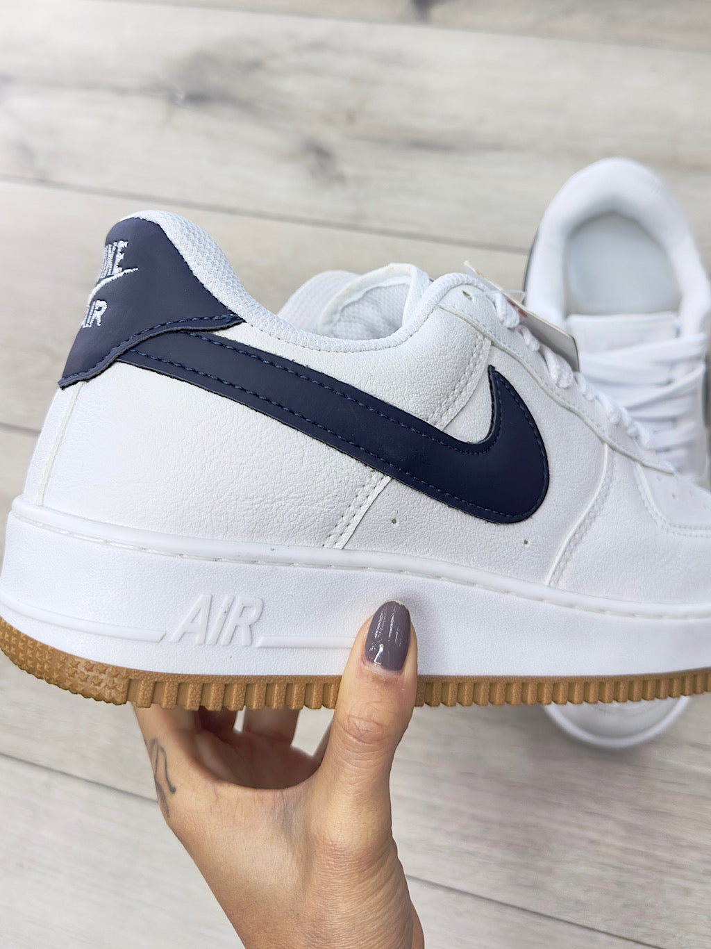 AF1 Branco e Azul